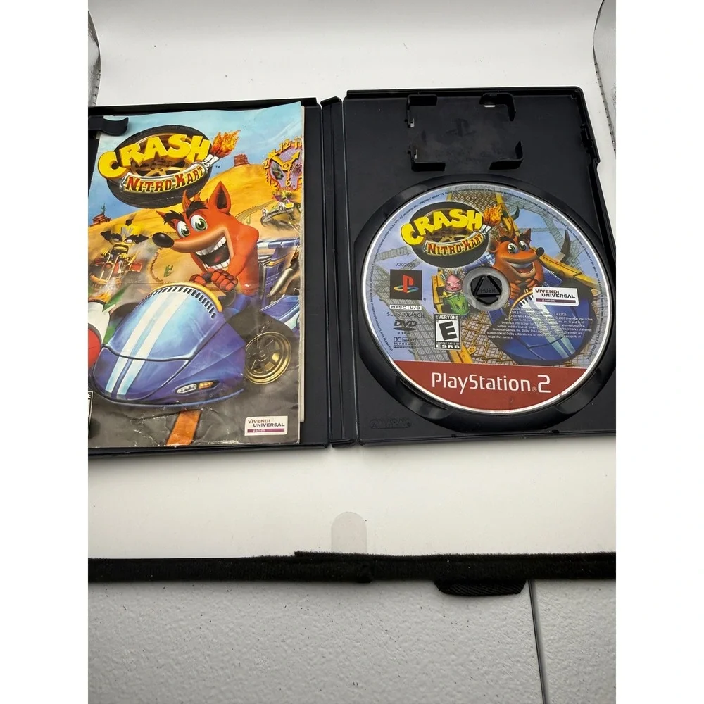 Crash Nitro Kart Sony PlayStation 2 PS2 Greatest Hits Racing Game CIB Vivendi